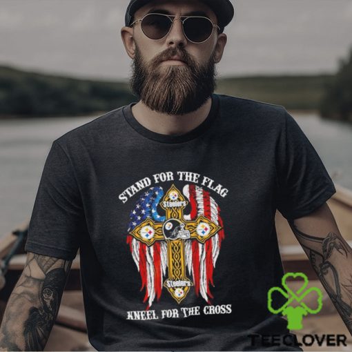 Pittsburgh Steelers Stand For The Flag Kneel For The Cross 2024 T shirt