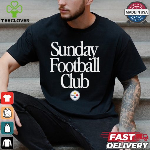 Pittsburgh Steelers Sunday Football Club Heavyweight T Shirt