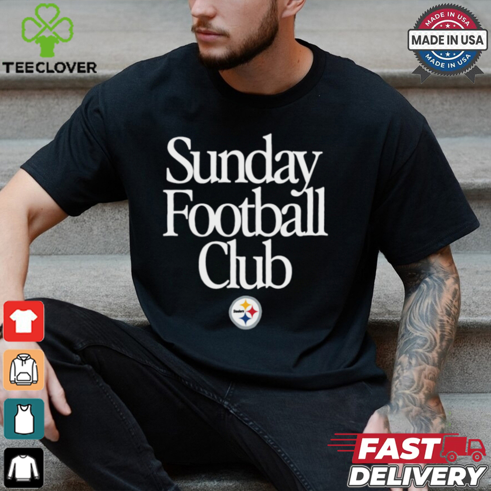 Pittsburgh Steelers Sunday Football Club Heavyweight T Shirt Pittsburgh Steelers Sunday Football Club Heavyweight T Shirt