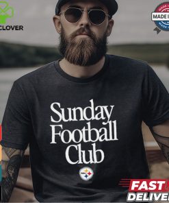 Pittsburgh Steelers Sunday Football Club Heavyweight T Shirt