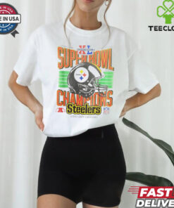 Pittsburgh Steelers Super Bowl Champions NFL football helmet shirt for Fans