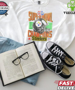 Pittsburgh Steelers Super Bowl Champions NFL football helmet shirt for Fans