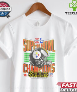 Pittsburgh Steelers Super Bowl Champions NFL football helmet shirt for Fans