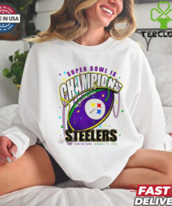 Pittsburgh Steelers Super Bowl IX Champions New Orleans shirt