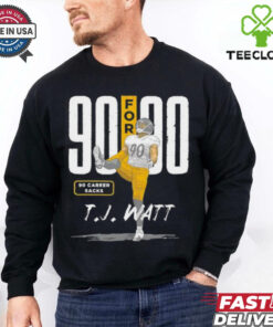 Pittsburgh Steelers T.J. Watt 90 Career Sacks 90 For 90 shirt