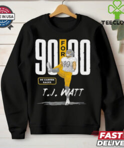 Pittsburgh Steelers T.J. Watt 90 Career Sacks 90 For 90 shirt