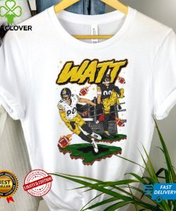 Pittsburgh Steelers TJ Watt fire football shirt