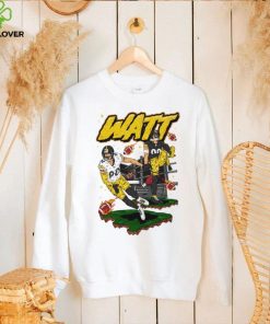 Pittsburgh Steelers TJ Watt fire football hoodie, sweater, longsleeve, shirt v-neck, t-shirt