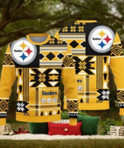 Pittsburgh Steelers Teams Snowflakes Pattern Knitted Sweater For Christmas