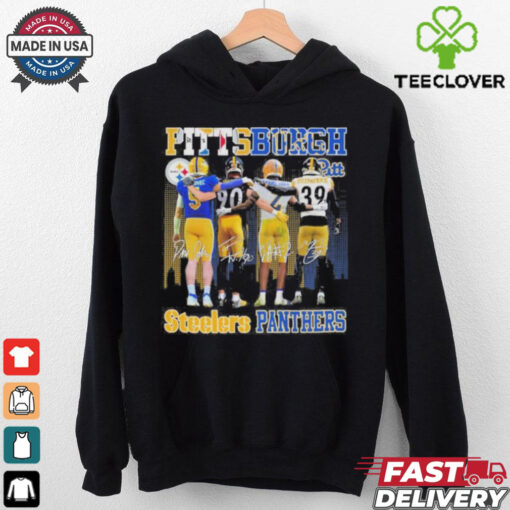 Pittsburgh Steelers Tj Watt, Fitzpatrick X Pittsburgh Panthers Phil Jurkovec, Israel Abanikanda Shirt