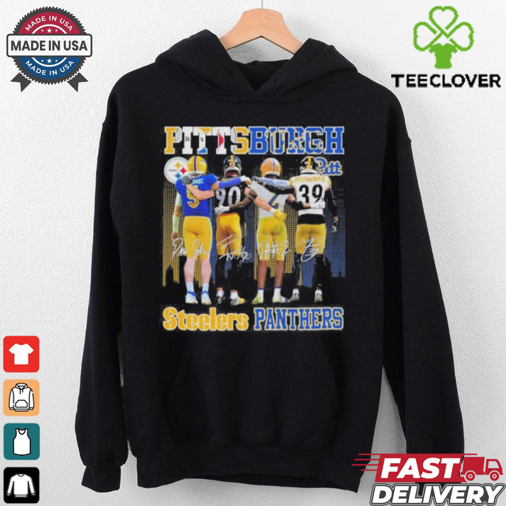 Pittsburgh Steelers Tj Watt, Fitzpatrick X Pittsburgh Panthers Phil Jurkovec, Israel Abanikanda Shirt Pittsburgh Steelers Tj Watt, Fitzpatrick X Pittsburgh Panthers Phil Jurkovec, Israel Abanikanda Shirt