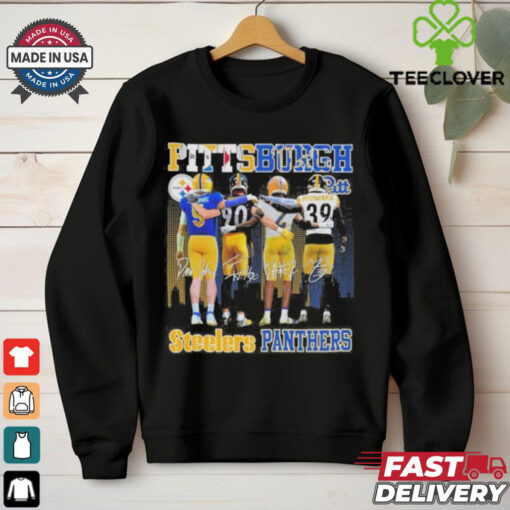 Pittsburgh Steelers Tj Watt, Fitzpatrick X Pittsburgh Panthers Phil Jurkovec, Israel Abanikanda Shirt