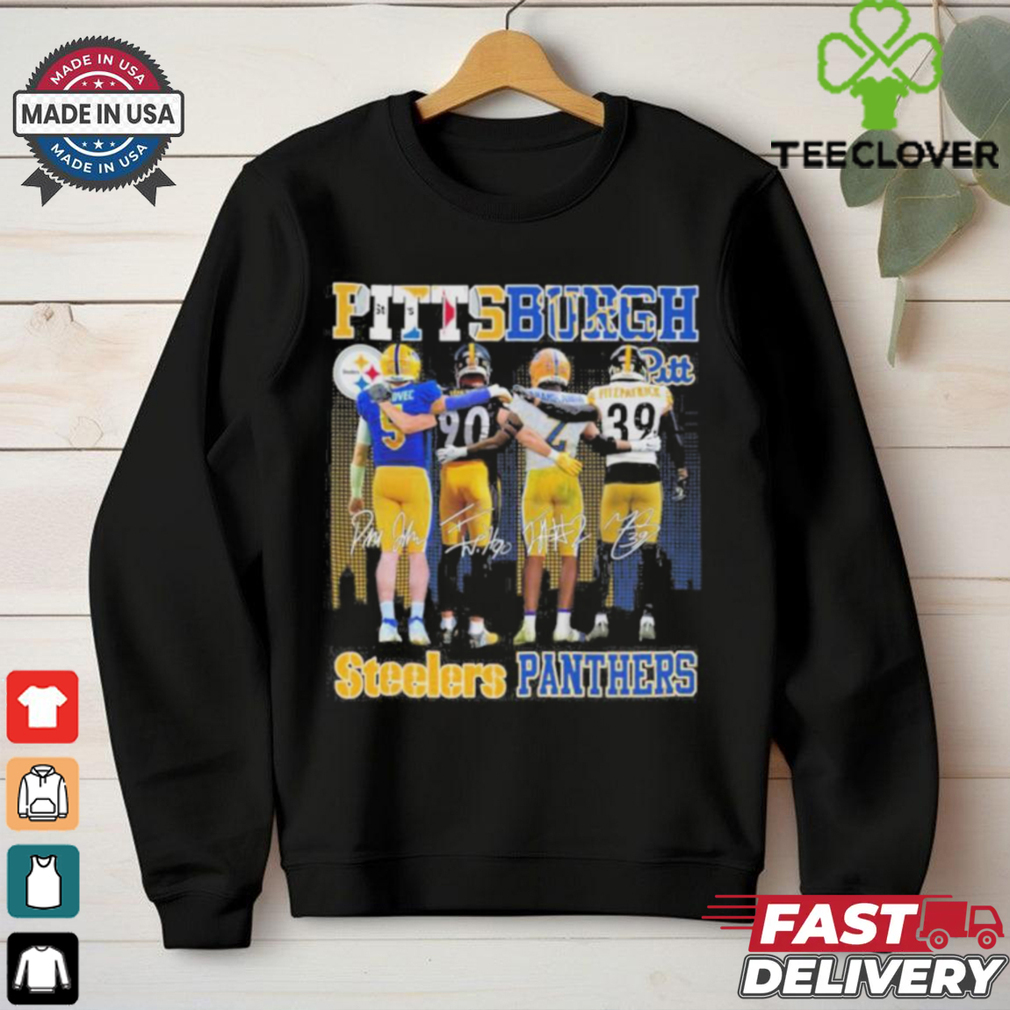 Pittsburgh Steelers Tj Watt, Fitzpatrick X Pittsburgh Panthers Phil Jurkovec, Israel Abanikanda Shirt Pittsburgh Steelers Tj Watt, Fitzpatrick X Pittsburgh Panthers Phil Jurkovec, Israel Abanikanda Shirt