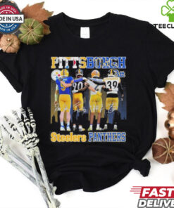 Pittsburgh Steelers Tj Watt, Fitzpatrick X Pittsburgh Panthers Phil Jurkovec, Israel Abanikanda Shirt