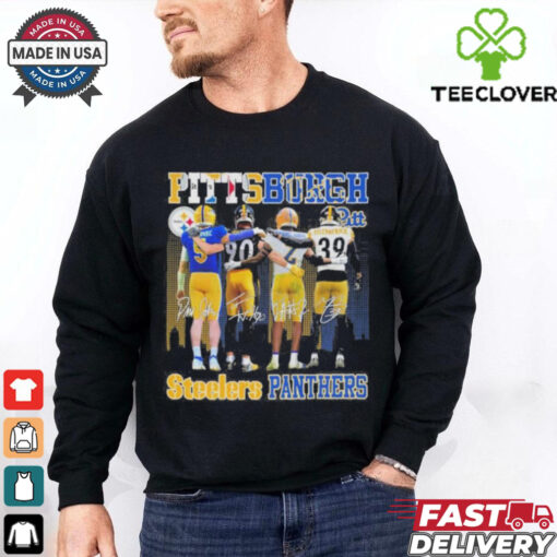 Pittsburgh Steelers Tj Watt, Fitzpatrick X Pittsburgh Panthers Phil Jurkovec, Israel Abanikanda Shirt