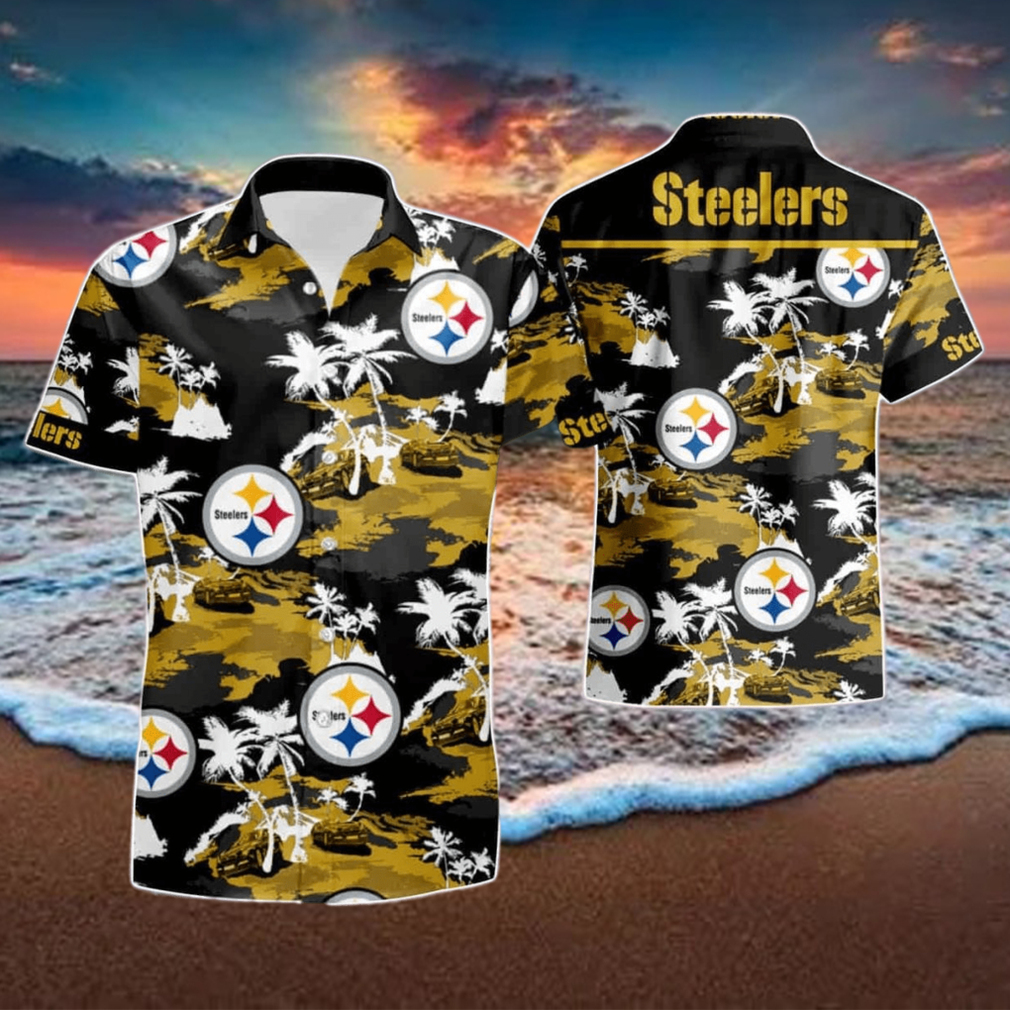 Pittsburgh Steelers Tommy Bahama Summer Hawaiian Shirt Pittsburgh Steelers Tommy Bahama Summer Hawaiian Shirt