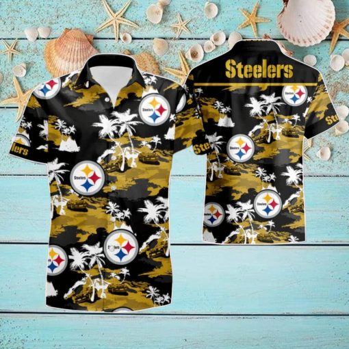 Pittsburgh Steelers Tommy Bahama Summer Hawaiian Shirt