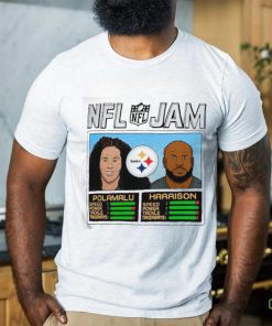 Pittsburgh Steelers Troy Polamalu and James Harrison Homage Heathered Gold NFL Retired Jam Shirt
