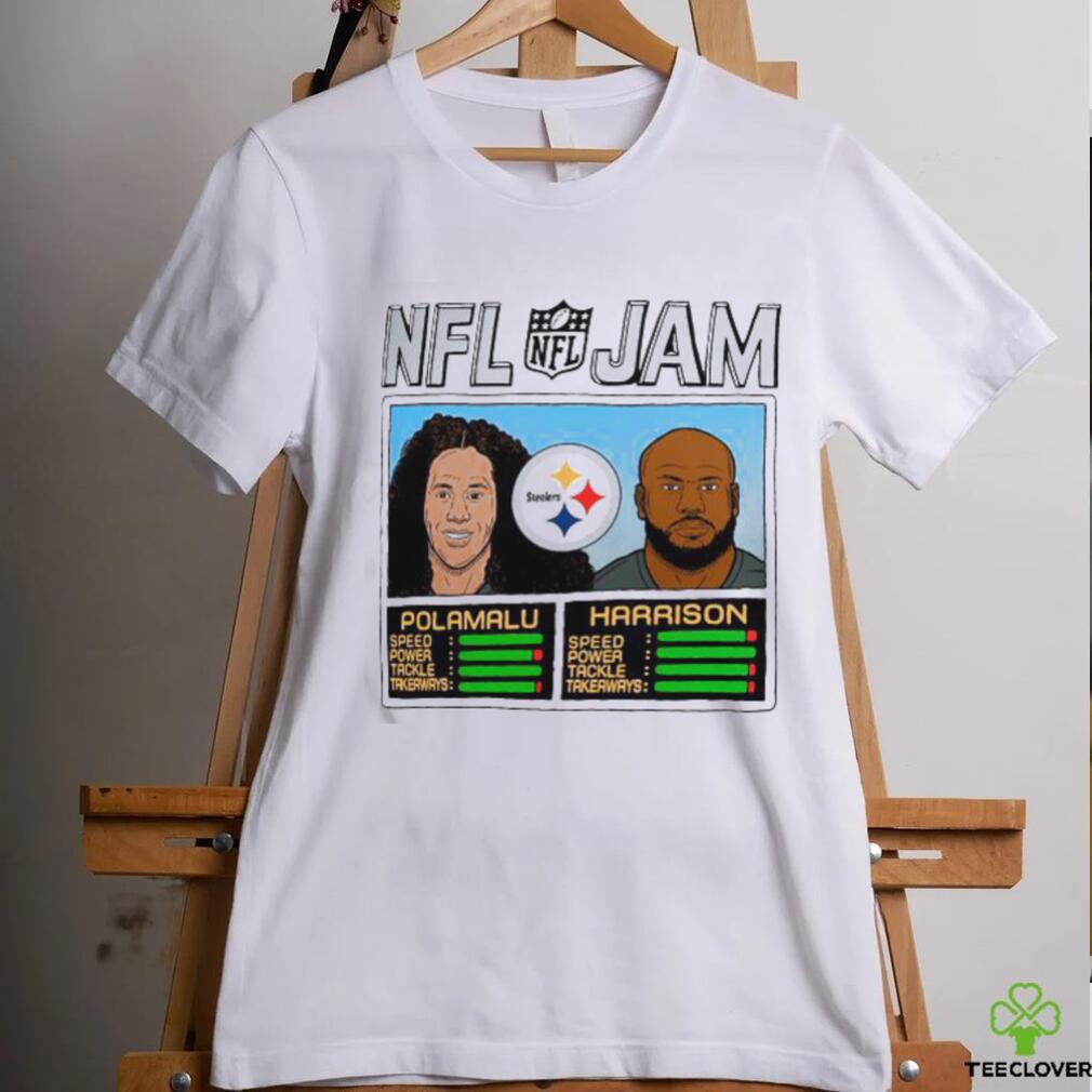 NFL Jam Troy Polamalu and James Harrison Pittsburgh Steelers Shirt, hoodie,  longsleeve, sweatshirt, v-neck tee