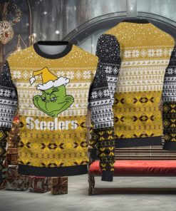 Pittsburgh Steelers Ugly Christmas Grch Xmas Sweater Gathering Gift Mens Women