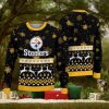 Pittsburgh Steelers Teams Ball Snowfalke Pattern Knitted Sweater For Christmas