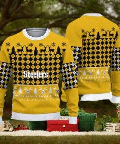 Pittsburgh Steelers Ugly Christmas Xmas Sweater Fun Gift Mens Women