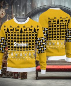 Pittsburgh Steelers Ugly Christmas Xmas Sweater Fun Gift Mens Women