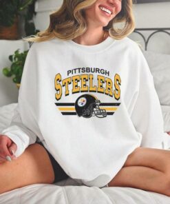 Pittsburgh Steelers Vintage Helmet Caricature Unisex T Shirt
