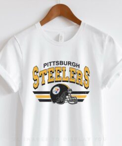 Pittsburgh Steelers Vintage Helmet Caricature Unisex T Shirt