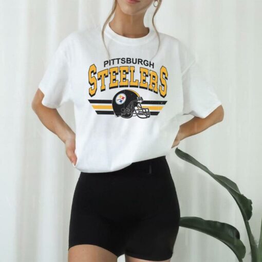 Pittsburgh Steelers Vintage Helmet Caricature Unisex T Shirt