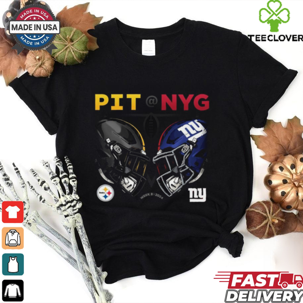 Pittsburgh Steelers Vs New York Giants 2024 NFL Week 8 Matchup Shirt Pittsburgh Steelers Vs New York Giants 2024 NFL Week 8 Matchup Shirt