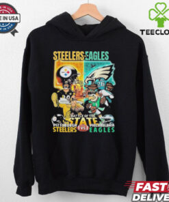 Pittsburgh Steelers Vs Philadelphia Eagles Battle Of The State Mascot T Shirts