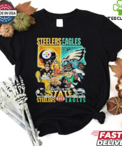 Pittsburgh Steelers Vs Philadelphia Eagles Battle Of The State Mascot T Shirts