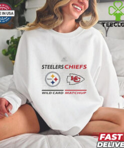 Pittsburgh Steelers Wild card Kansas City Chiefs Matchup logo repeat shirt