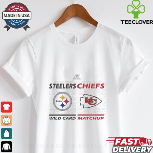 Pittsburgh Steelers Wild card Kansas City Chiefs Matchup logo repeat shirt