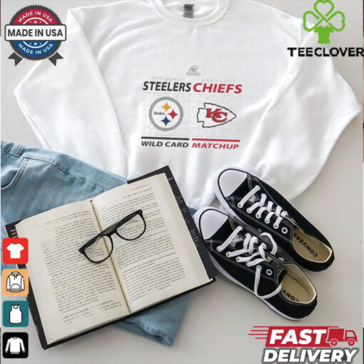 Pittsburgh Steelers Wild card Kansas City Chiefs Matchup logo repeat shirt