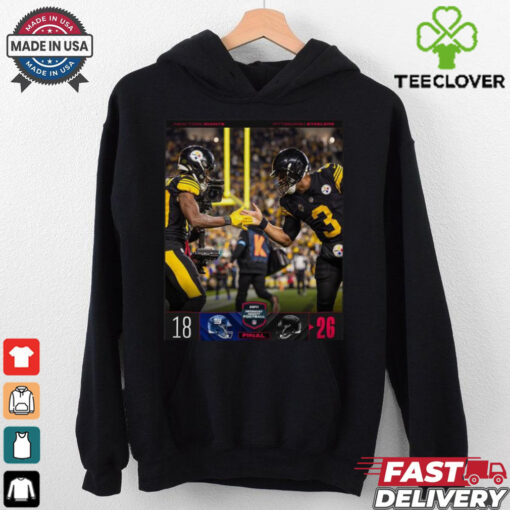 Pittsburgh Steelers Win 26 18 New York Giants Final 2024 NFL Monday Night Football Shirt