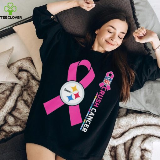 Pittsburgh Steelers crush cancer NFL collections shirt