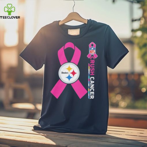 Product pittsburgh Steelers NFL crush cancer 2023 shirt, hoodie, sweater,  long sleeve and tank top