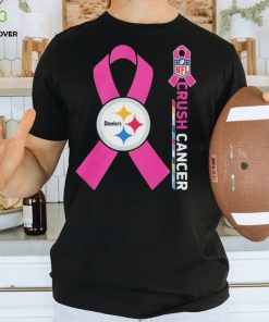 Pittsburgh Steelers crush cancer NFL collections shirt 3 Pittsburgh Steelers crush cancer NFL collections shirt