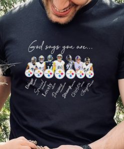 Pittsburgh Steelers god says you are unique special lovely precious strong chosen forgiven hoodie, sweater, longsleeve, shirt v-neck, t-shirt