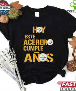 Pittsburgh Steelers hoy este acerero cumple anos 2D T shirt