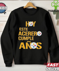 Pittsburgh Steelers hoy este acerero cumple anos 2D T shirt
