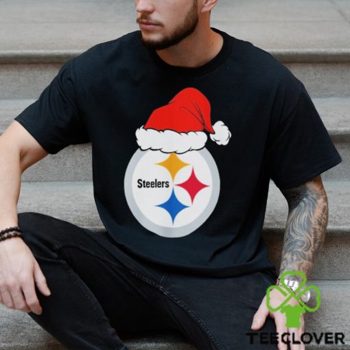 Pittsburgh Steelers logo Santa Hat Christmas 2023 Shirt