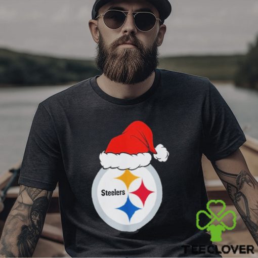 Pittsburgh Steelers logo Santa Hat Christmas 2023 Shirt