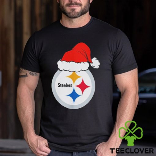 Pittsburgh Steelers logo Santa Hat Christmas 2023 Shirt