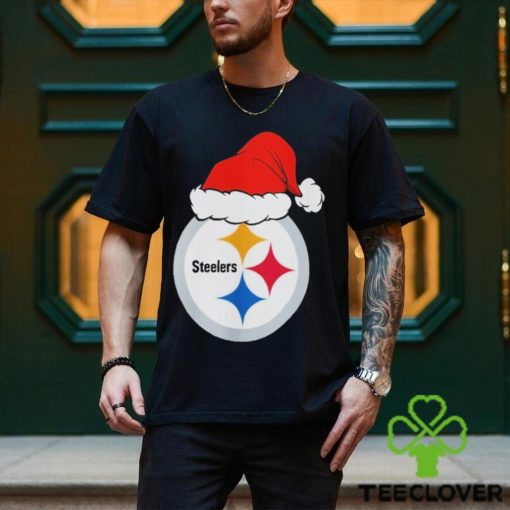 Pittsburgh Steelers logo Santa Hat Christmas 2023 Shirt