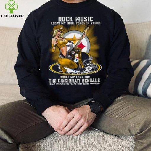 Pittsburgh Steelers rock music keep my soul forever young hoodie, sweater, longsleeve, shirt v-neck, t-shirt