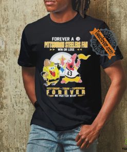 Pittsburgh Steelers spongebob squarepants forever fan no matter what T hoodie, sweater, longsleeve, shirt v-neck, t-shirt