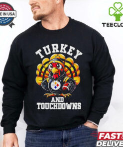 Pittsburgh Steelers turkey and touchdowns Thanksgiving shirt